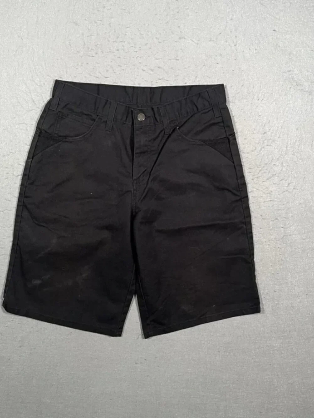 Dickies Black Genuine Range Shorts Workwear Utility W30 I11 Mens